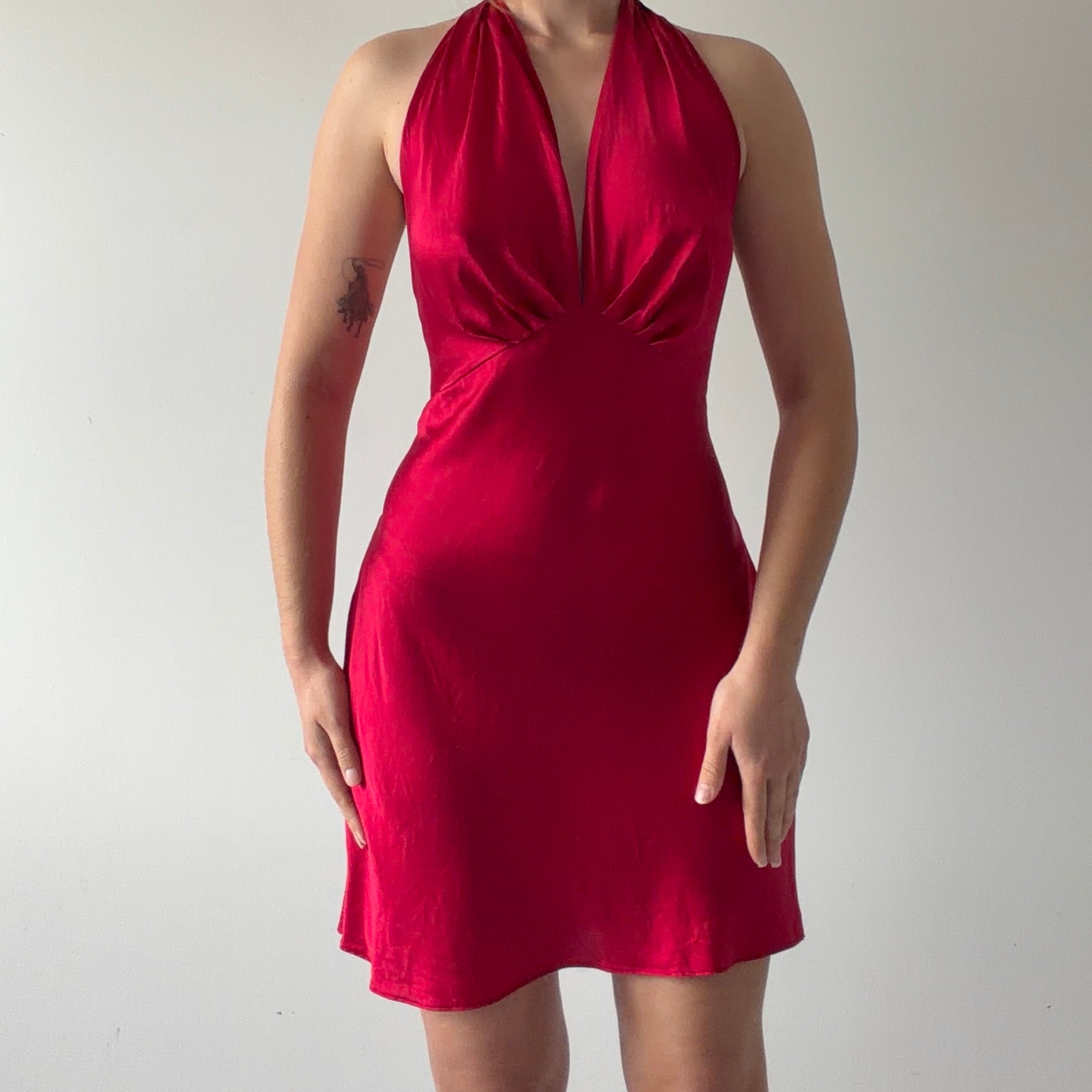 Victoria's Secret Gold Label Silk Mini Dress | S