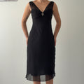 Jones New York Silk Midi Dress | 6-8