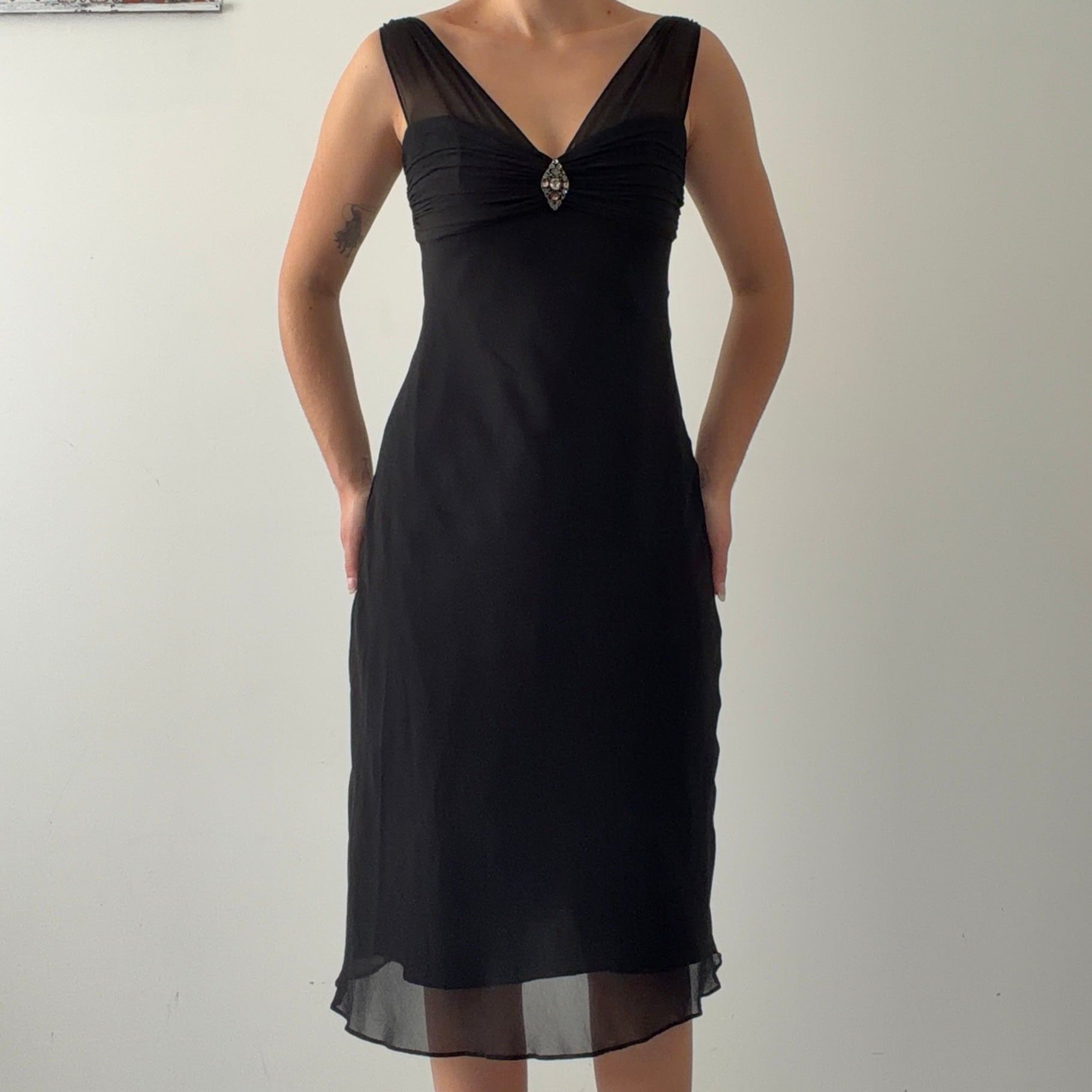 Jones New York Silk Midi Dress | 6-8