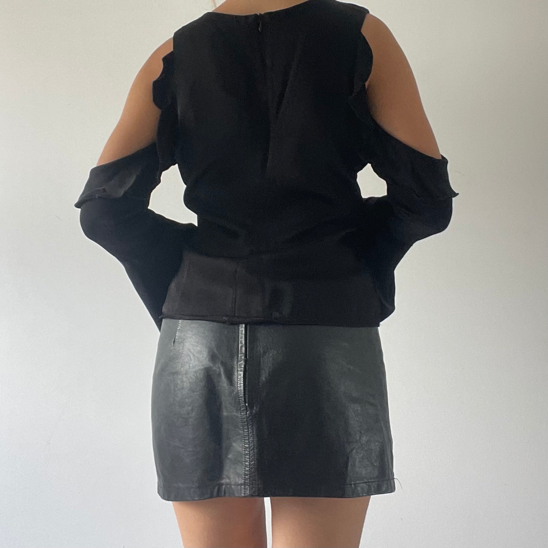 Cut Out Long Sleeve Top | Made in Australia | M