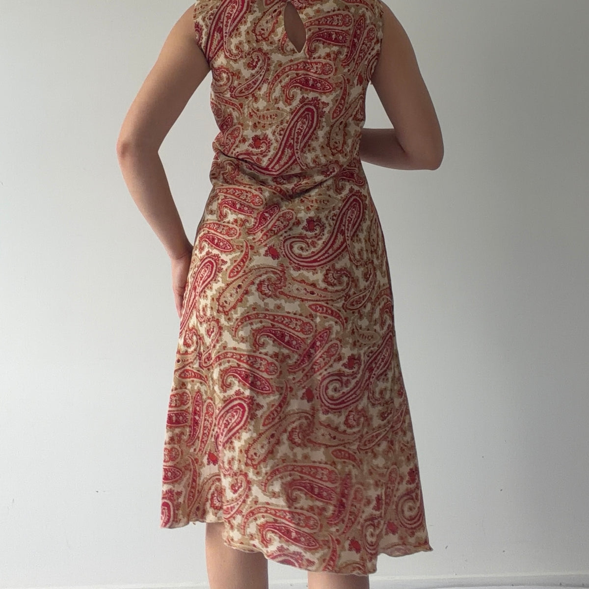 Marla Kim Cowl Midi Dress | XL