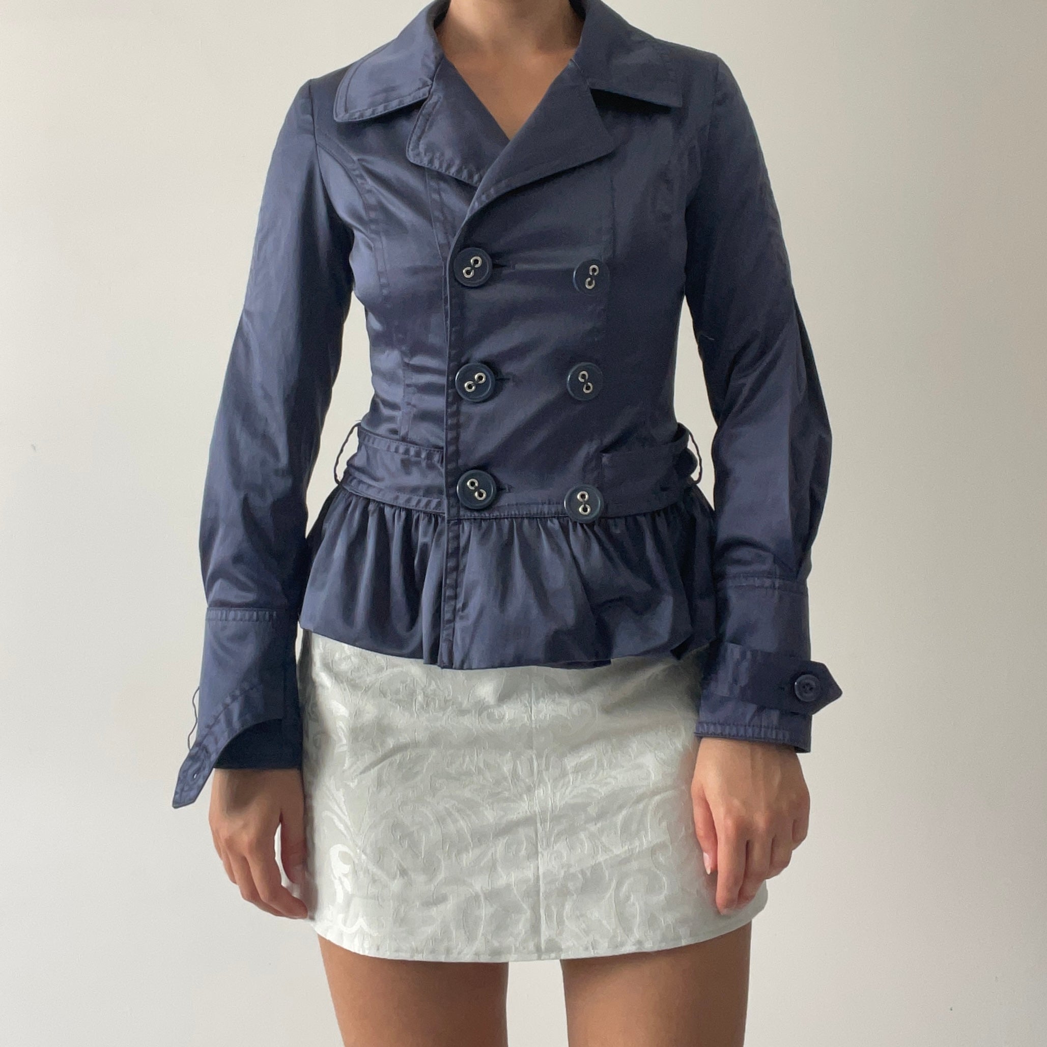 Vero Moda Button Peacoat | XS