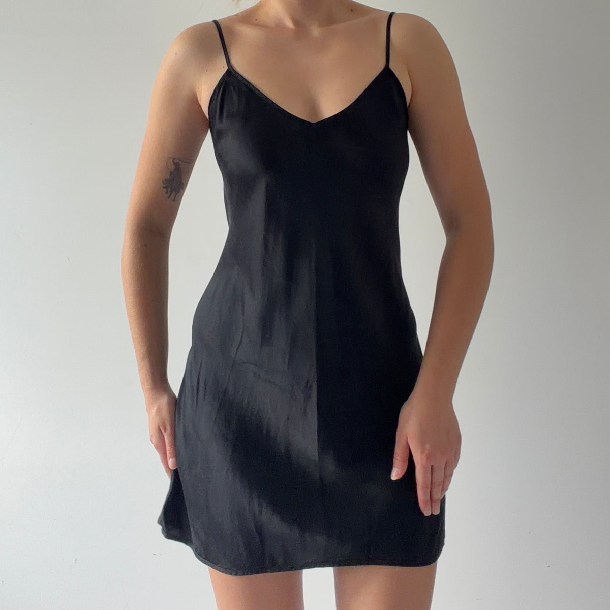 Andrés Silk Slip Dress | M