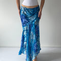 Daveport Silk Maxi Skirt | L