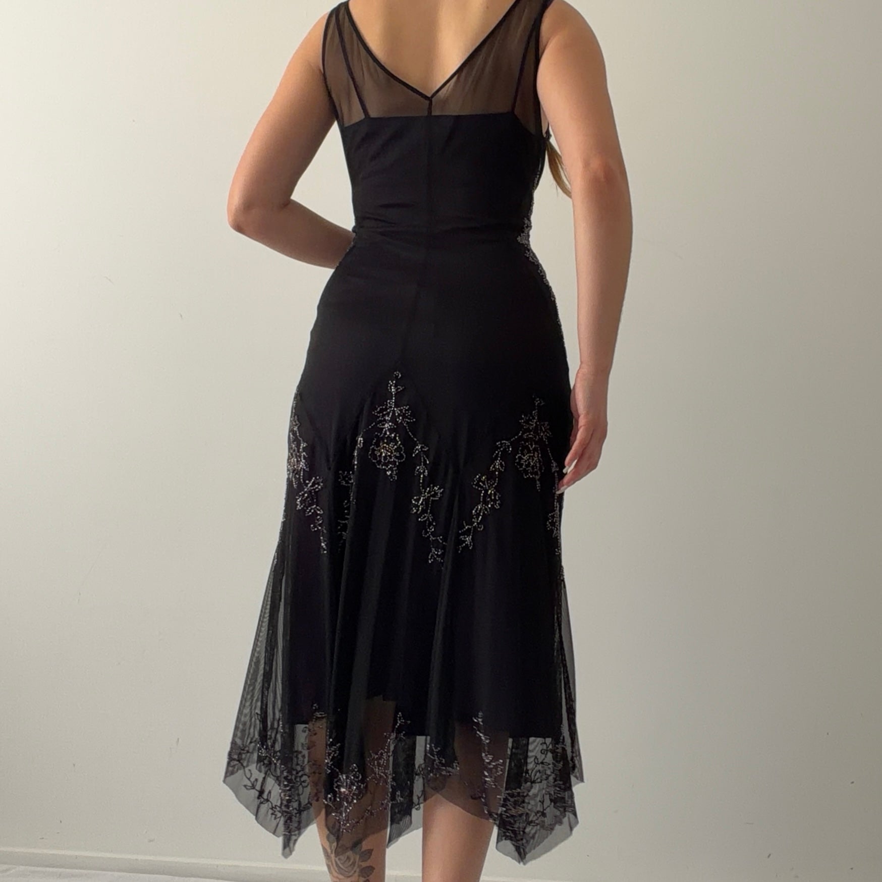 Laundry By Shelli Segal Beaded Fairy Dress | M