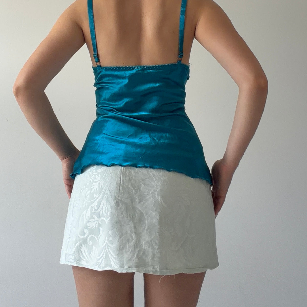 No Boundaries Satin Lace Cami | S