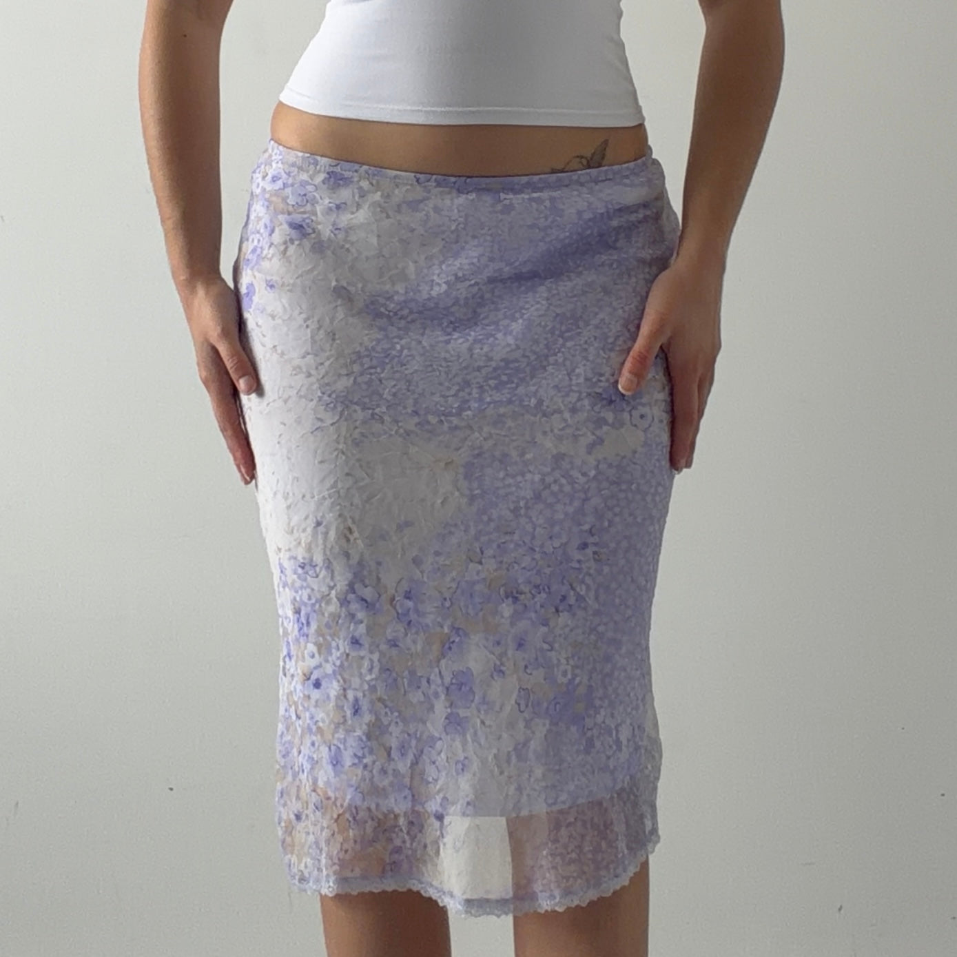 Lilac Midi Skirt | XS