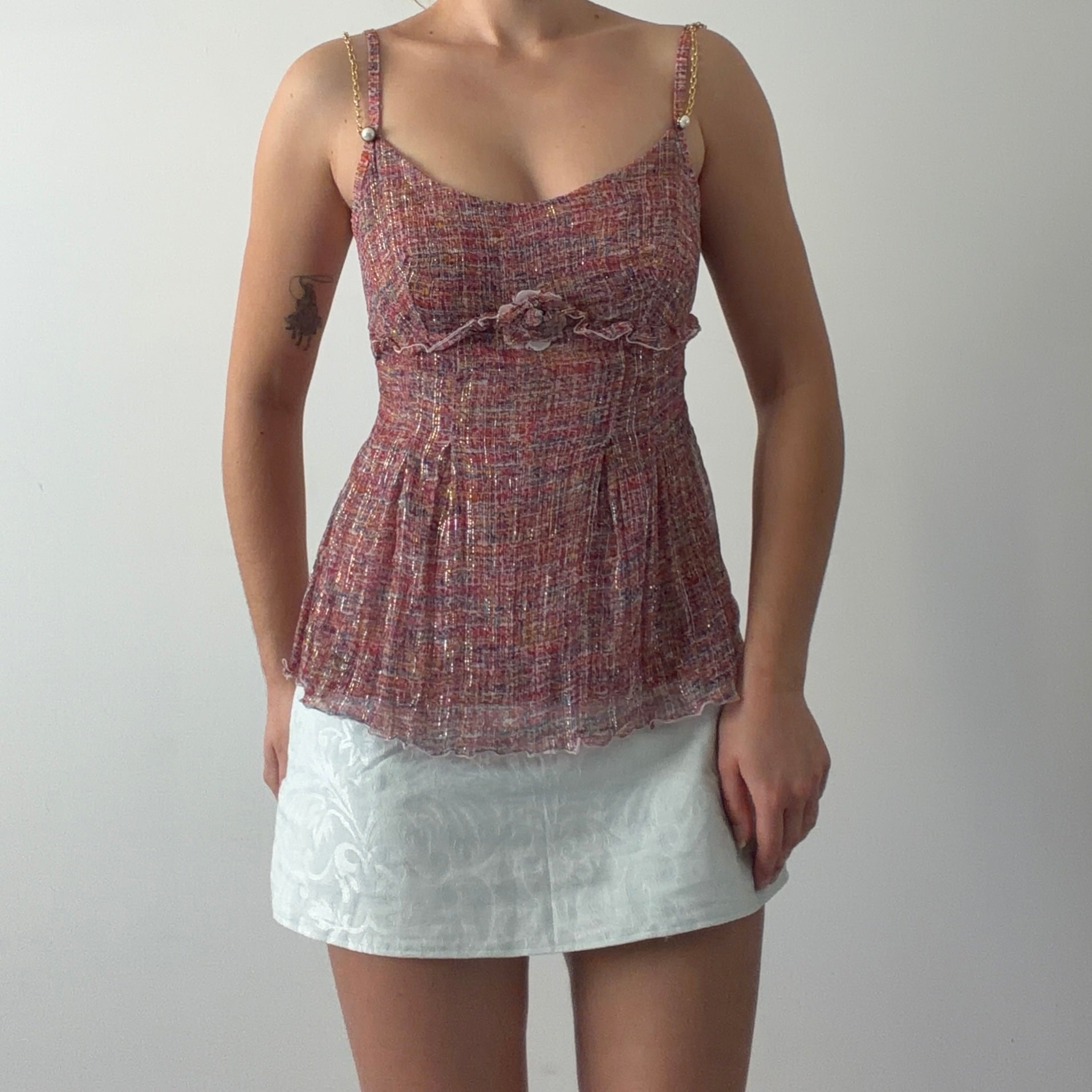 Intimissimi Silk Rosette Cami | 8-10