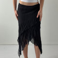 Mexx Layered Asymmetric Midi Skirt | S