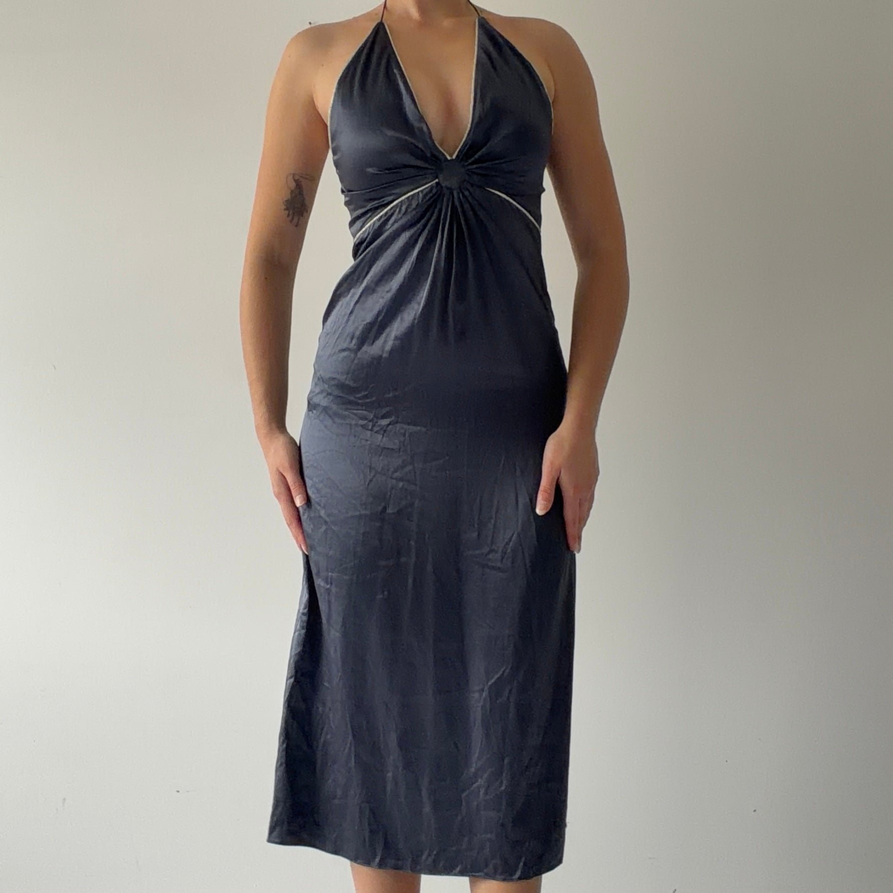 Truese Silk Halter Dress | 6-8