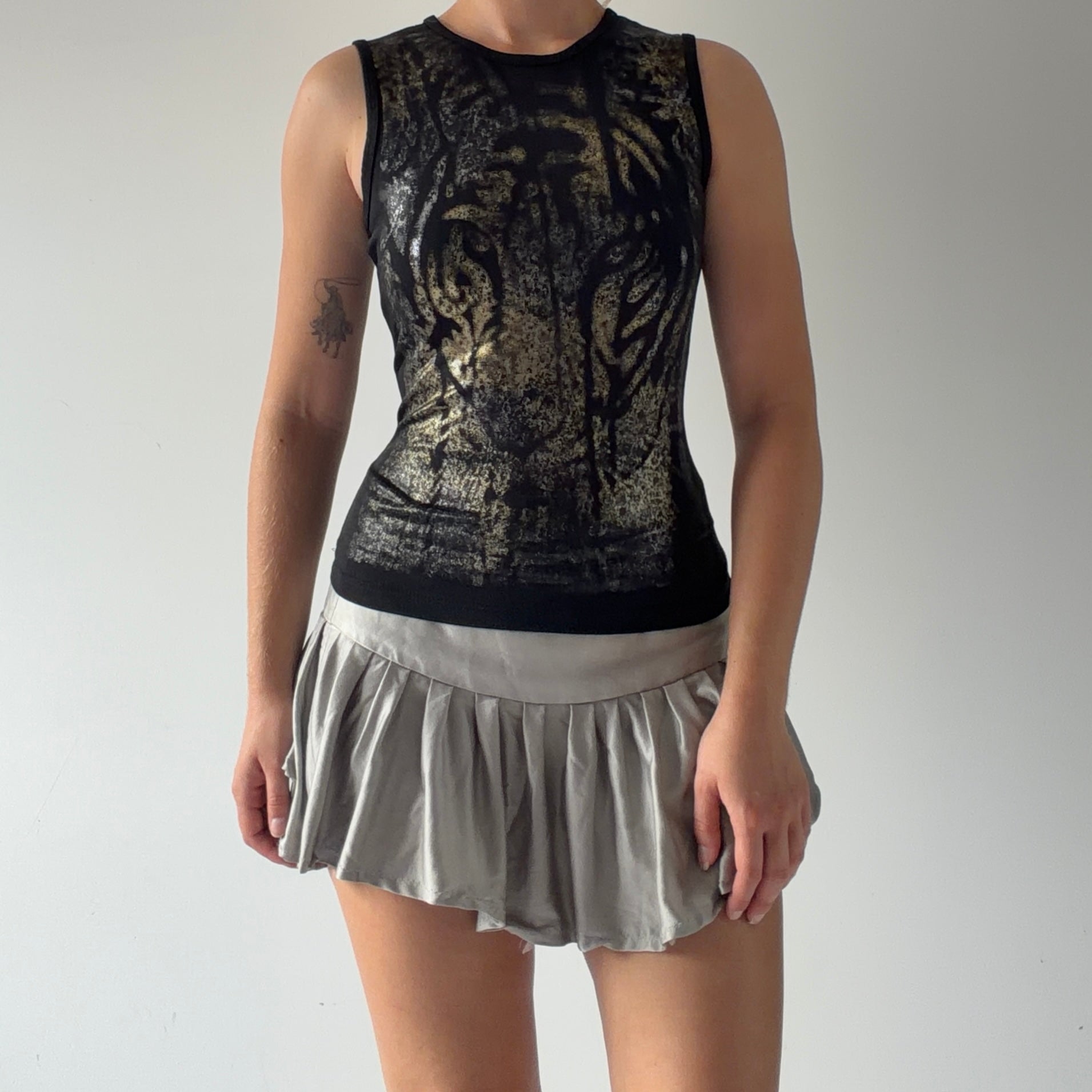 579 Tiger Print Tank Top | Made in USA | 8-10