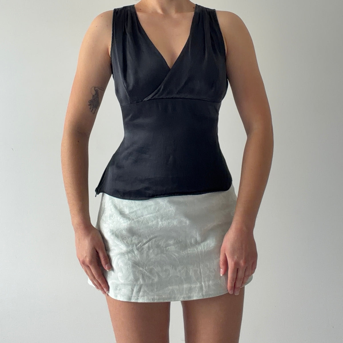 Silk Babydoll Top | S