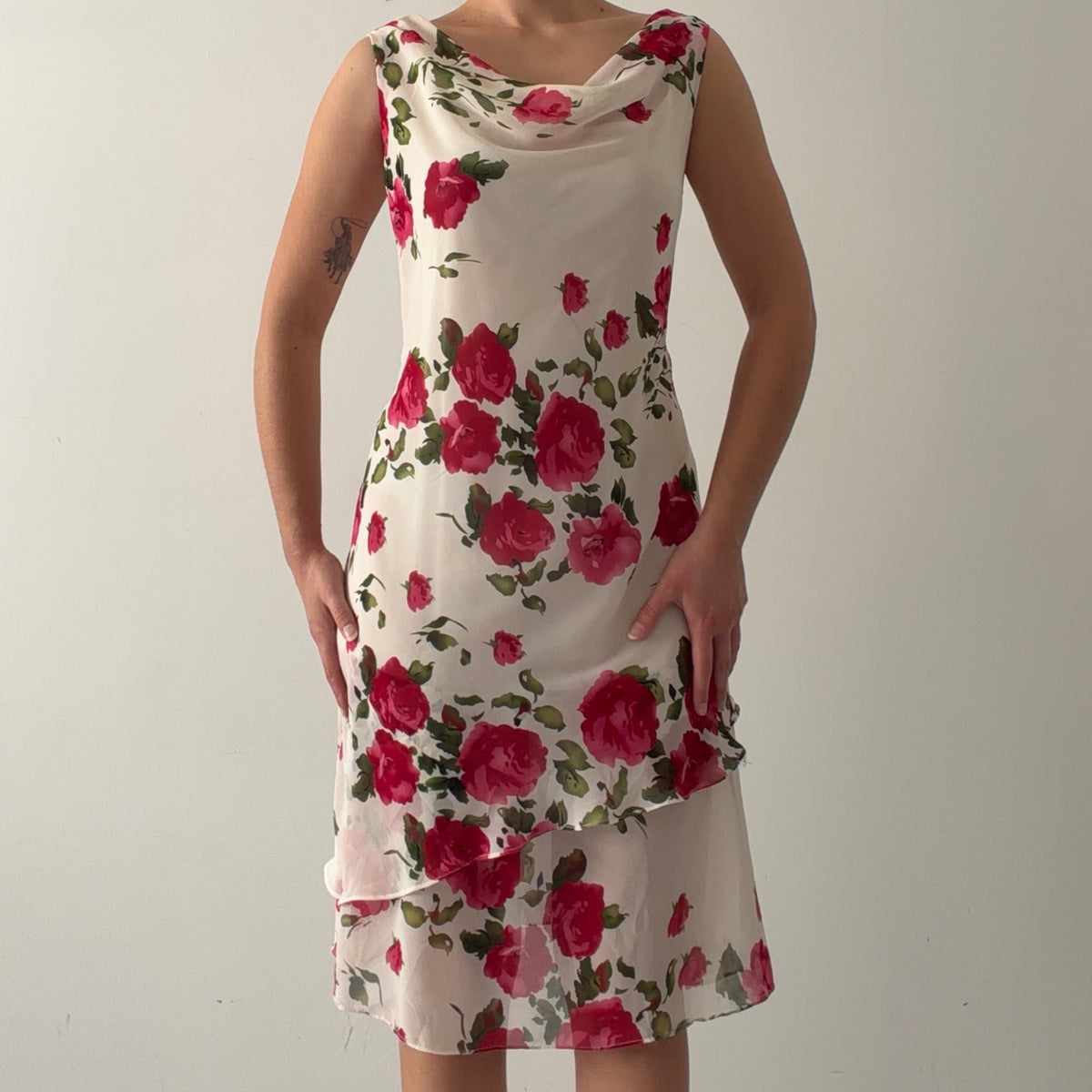 Kadin Collection Floral Midi Dress | 10-12