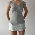 Express Silk Lace Top | L