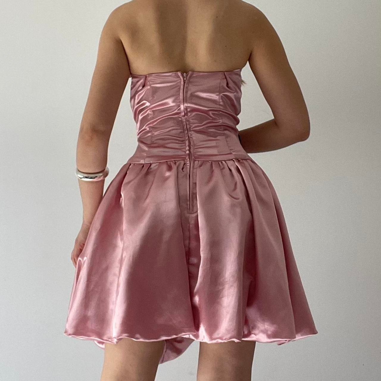 Fiesta Strapless Bubble Hem Mini Dress | 8-10