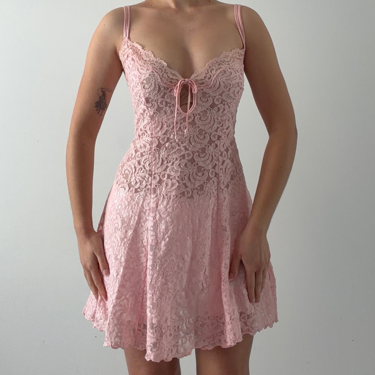 Delicates Lace Slip Dress | L