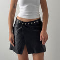 Leather Mini Skirt | 6-8