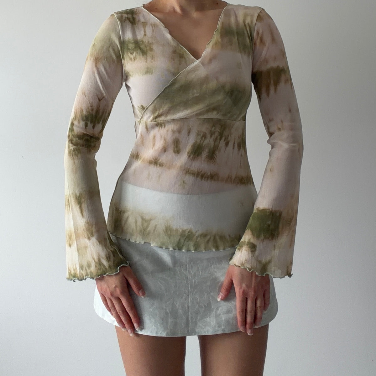 Jennyfer Bell Sleeve Top | M