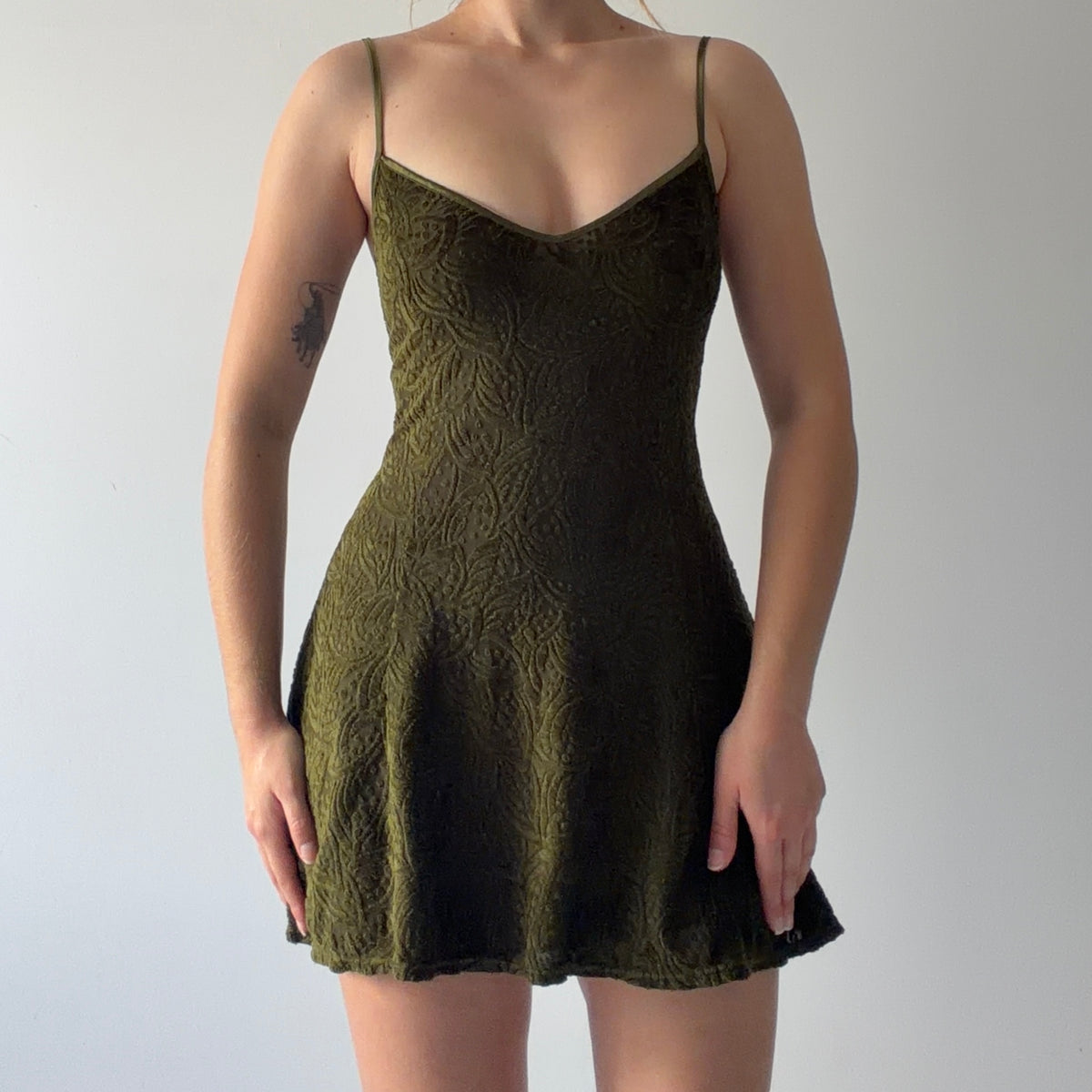 Victoria's Secret Velvet Burnout Slip | S