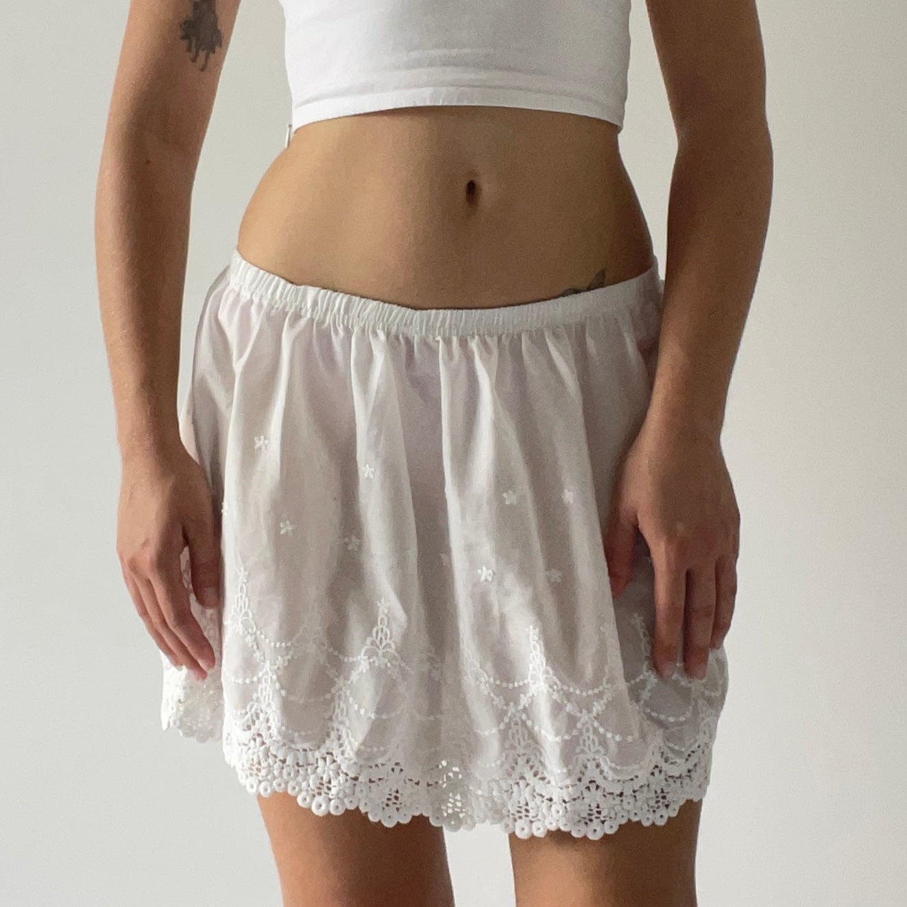Embroidered Mini Skirt | 6-10