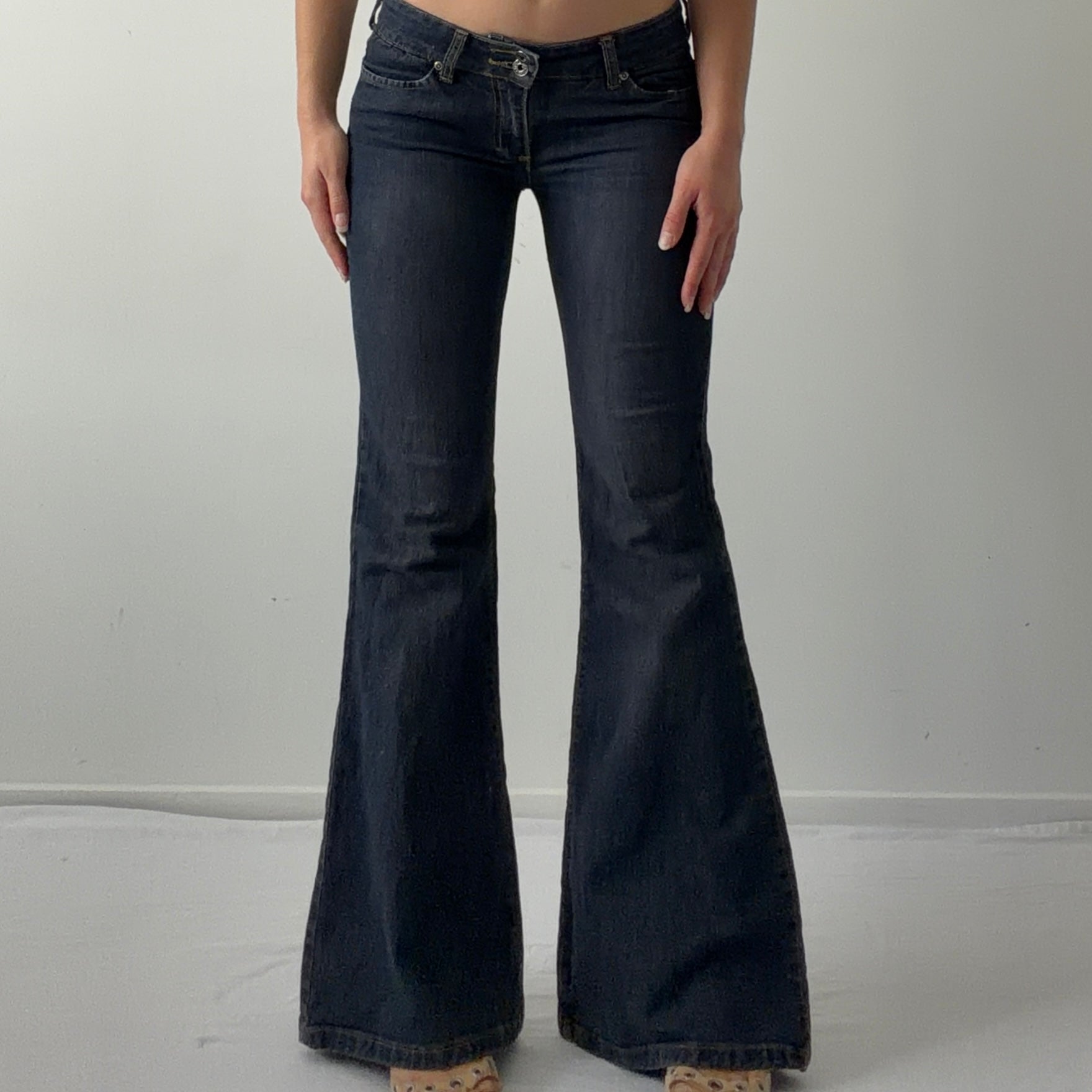 Stone Eagle Low Rise Flare Jeans | 6-8