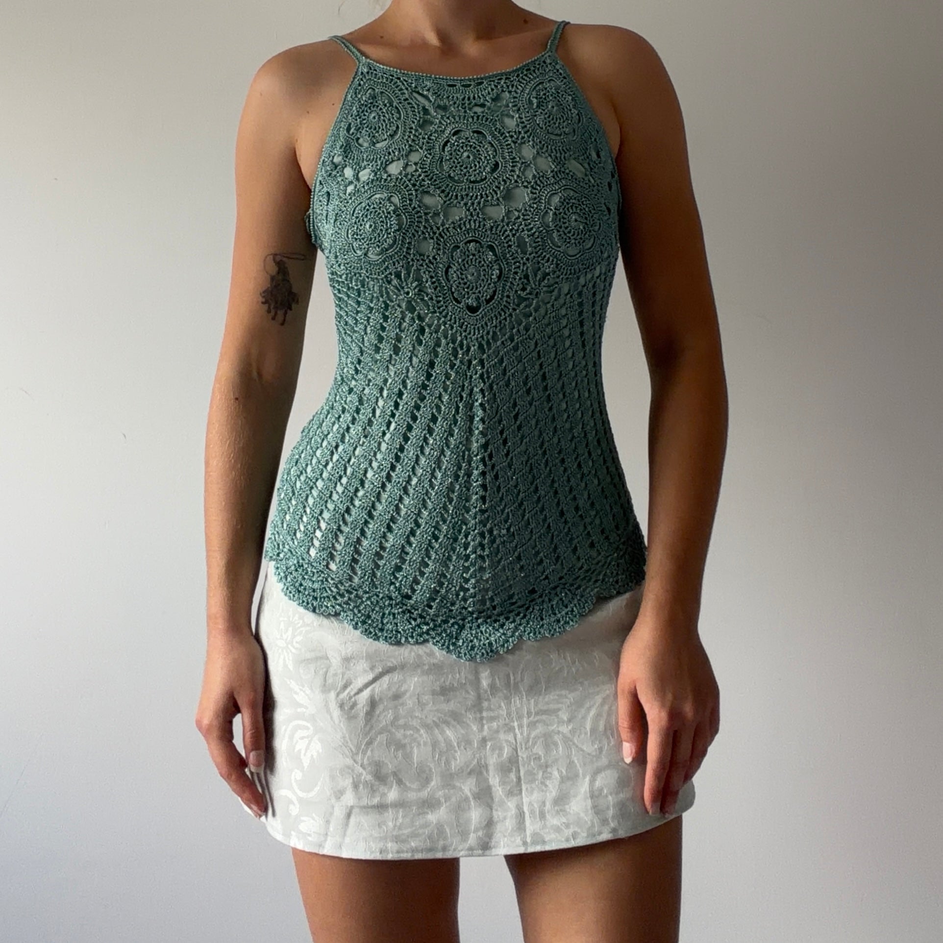 Next Glittery Crochet Top | 10-12