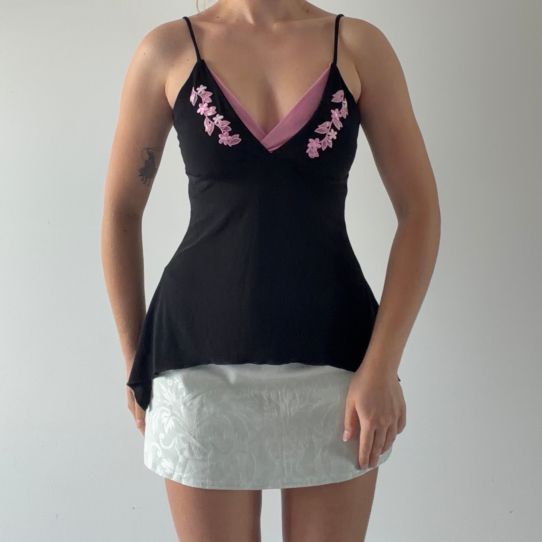 C'eline Asymmetric Cami Top | XS