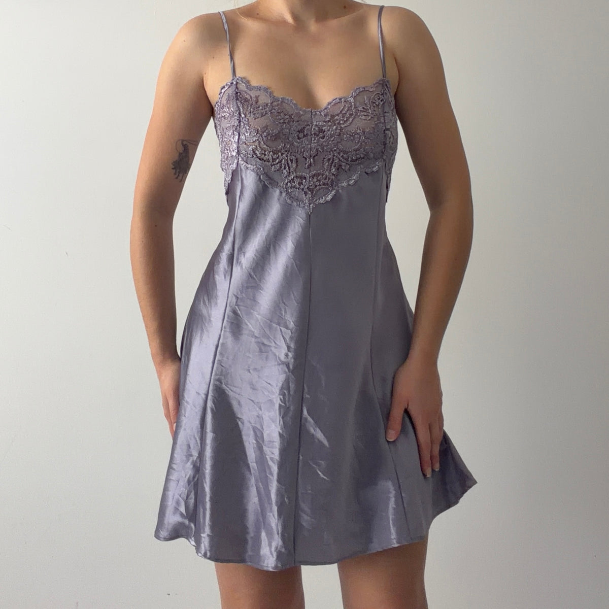 Inner Most Lilac Slip Dress | L