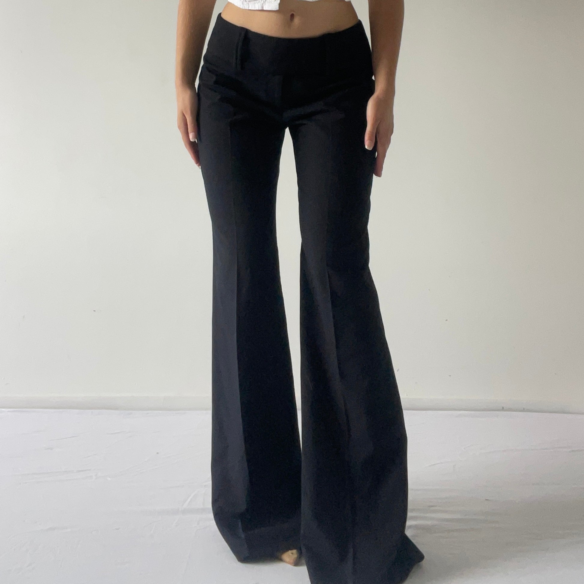 Cue Low Rise Wide Leg Pants | 8-10
