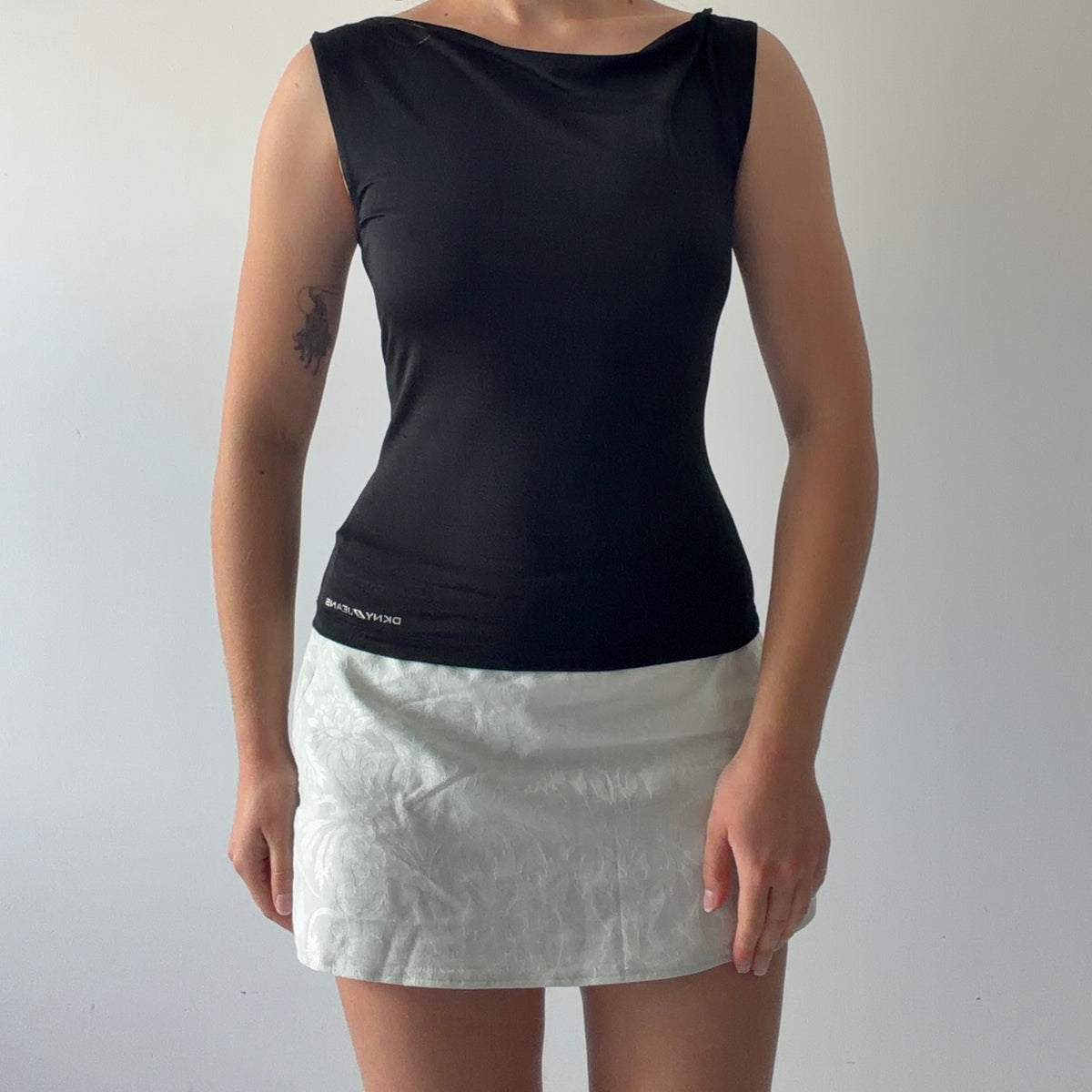 DKNY Draped Tank Top | S
