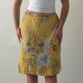 Ellen Tracy Silk Midi Skirt | 6-8