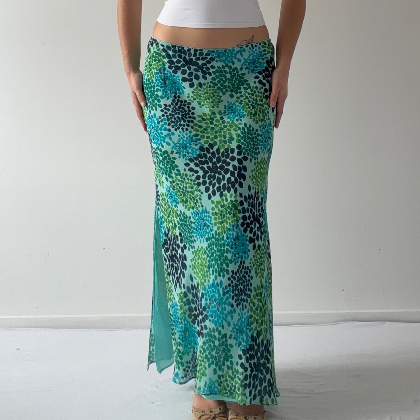 Express Silk Midi Skirt | 10-12