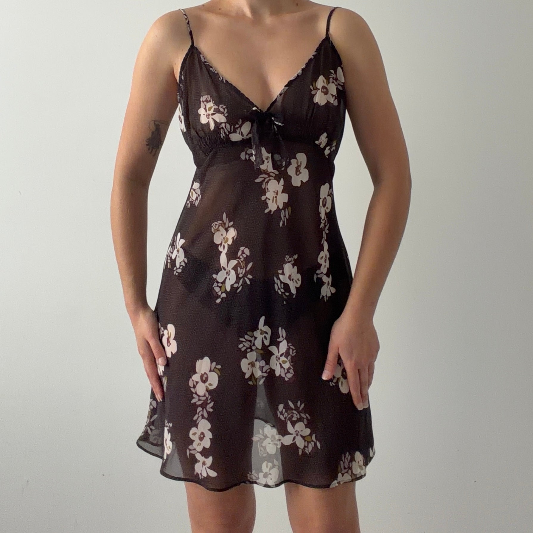 Floral Mini Slip Dress | 12-14