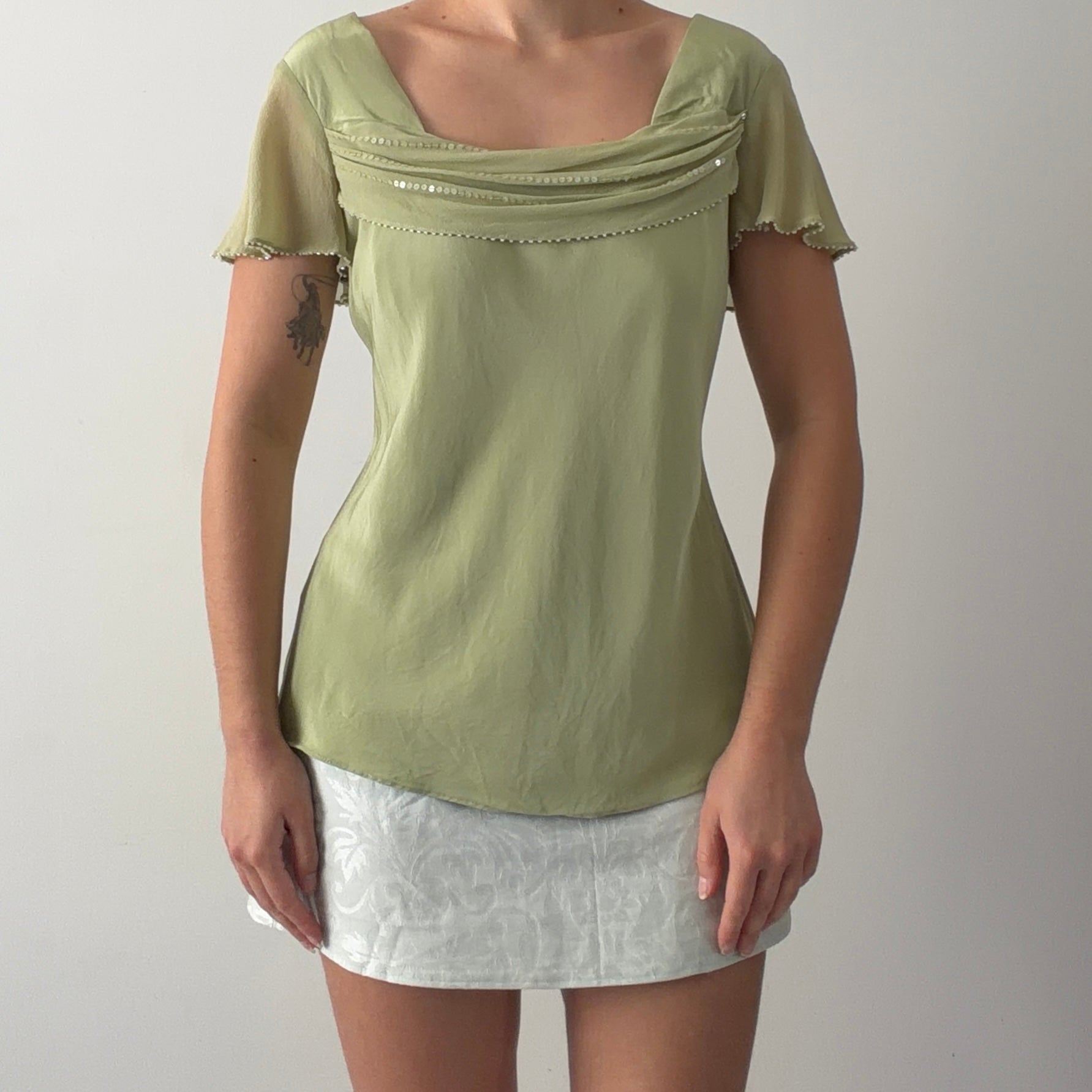 Donna Ricco Silk Top | L