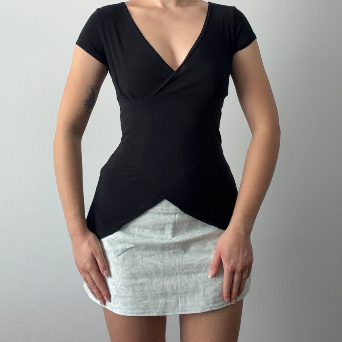 Dynamite Asymmetric Babydoll Top | M