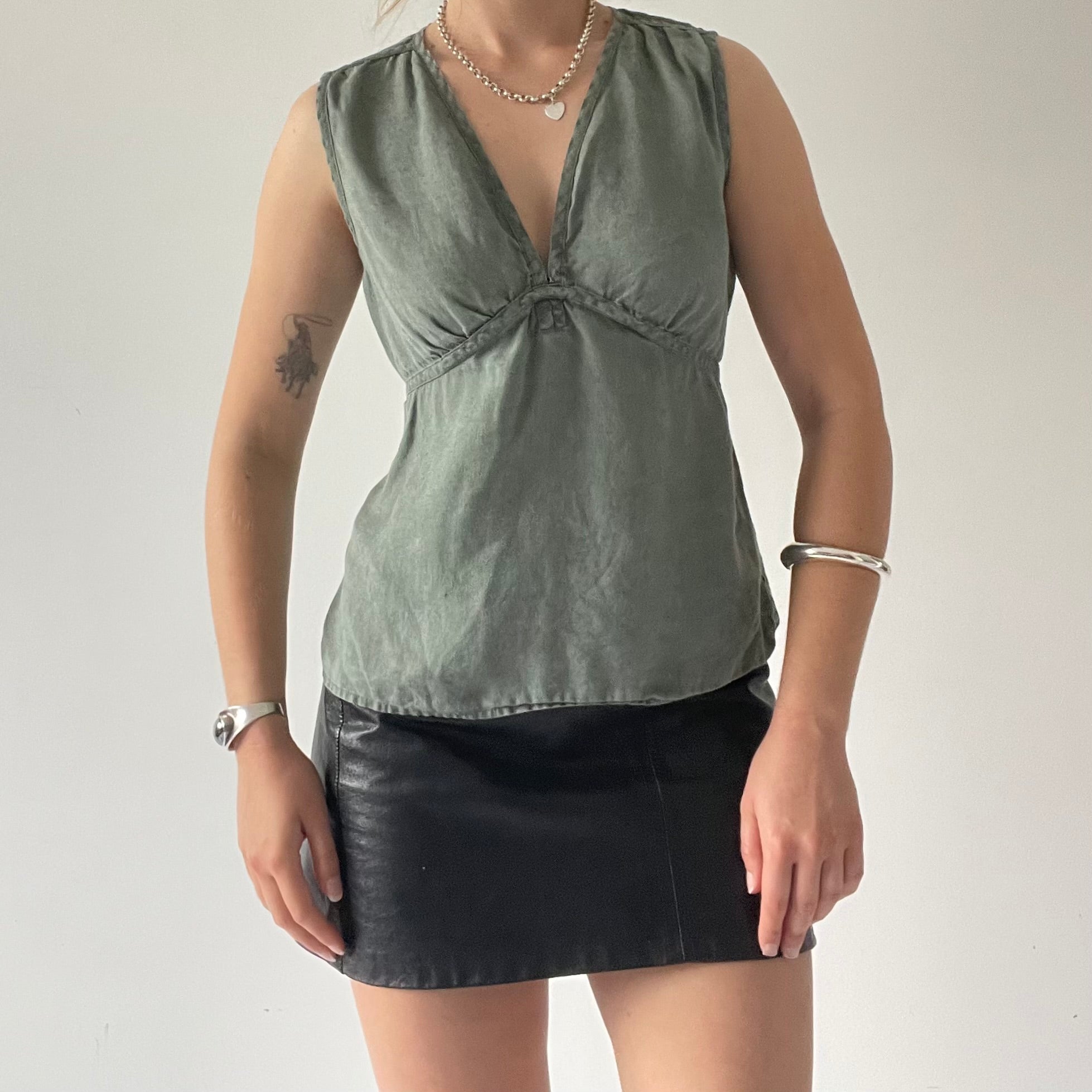 ALS Babydoll Linen Top | 8-10