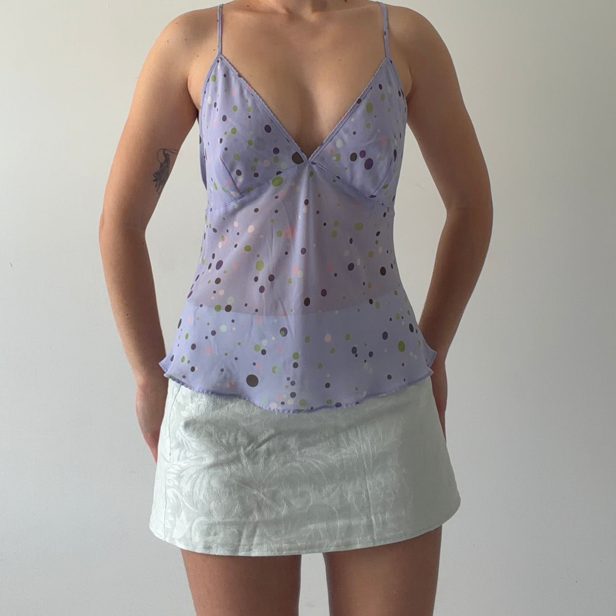Victoria's Secret Polka Dot Halter | L