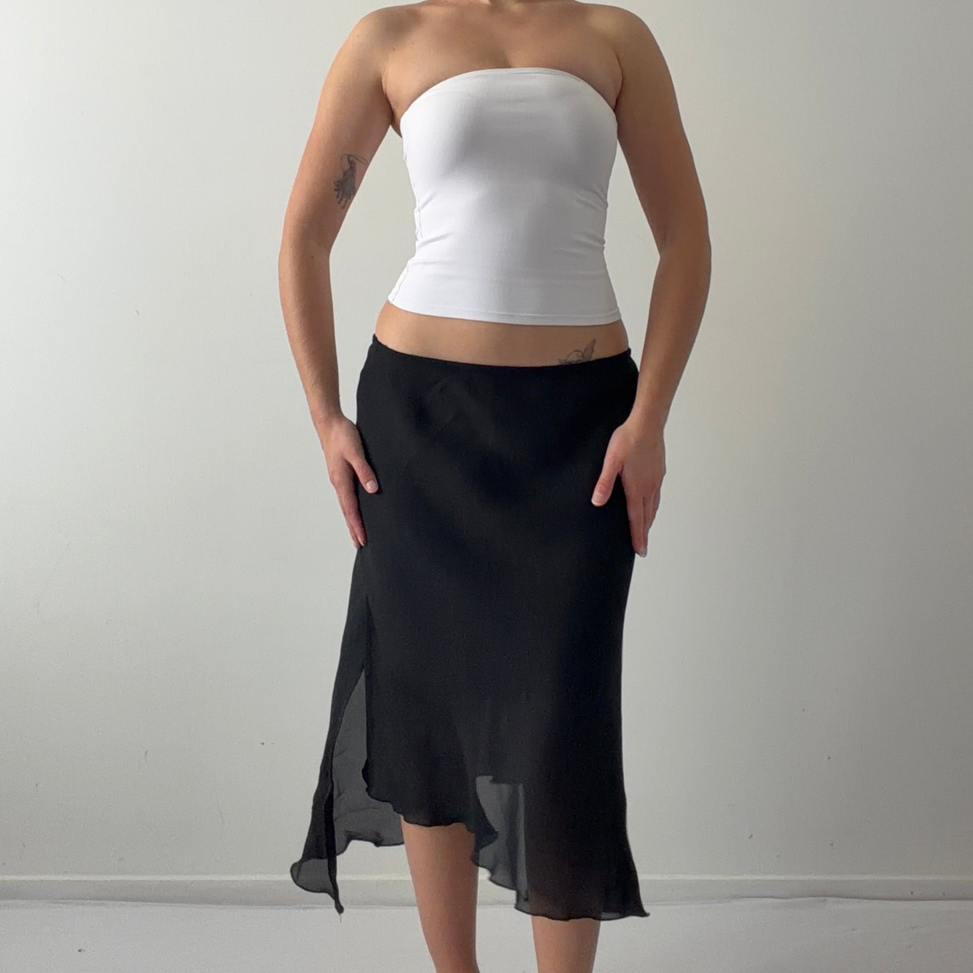 Fairweather Ruffle Midi Skirt | 10-12