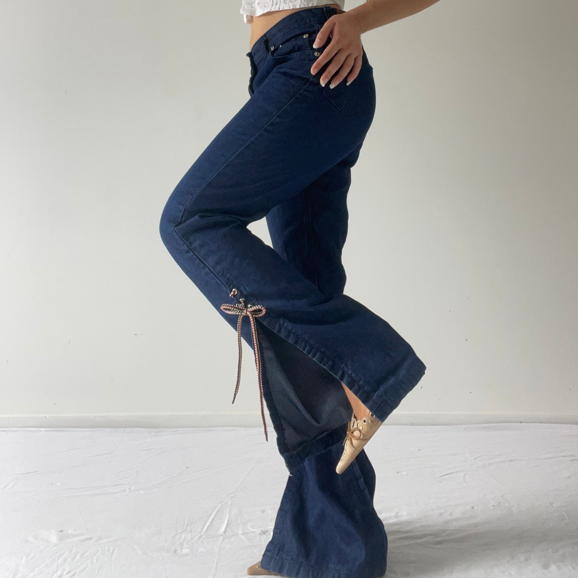 Lee Flare Denim Jeans | Made in Fiji | M