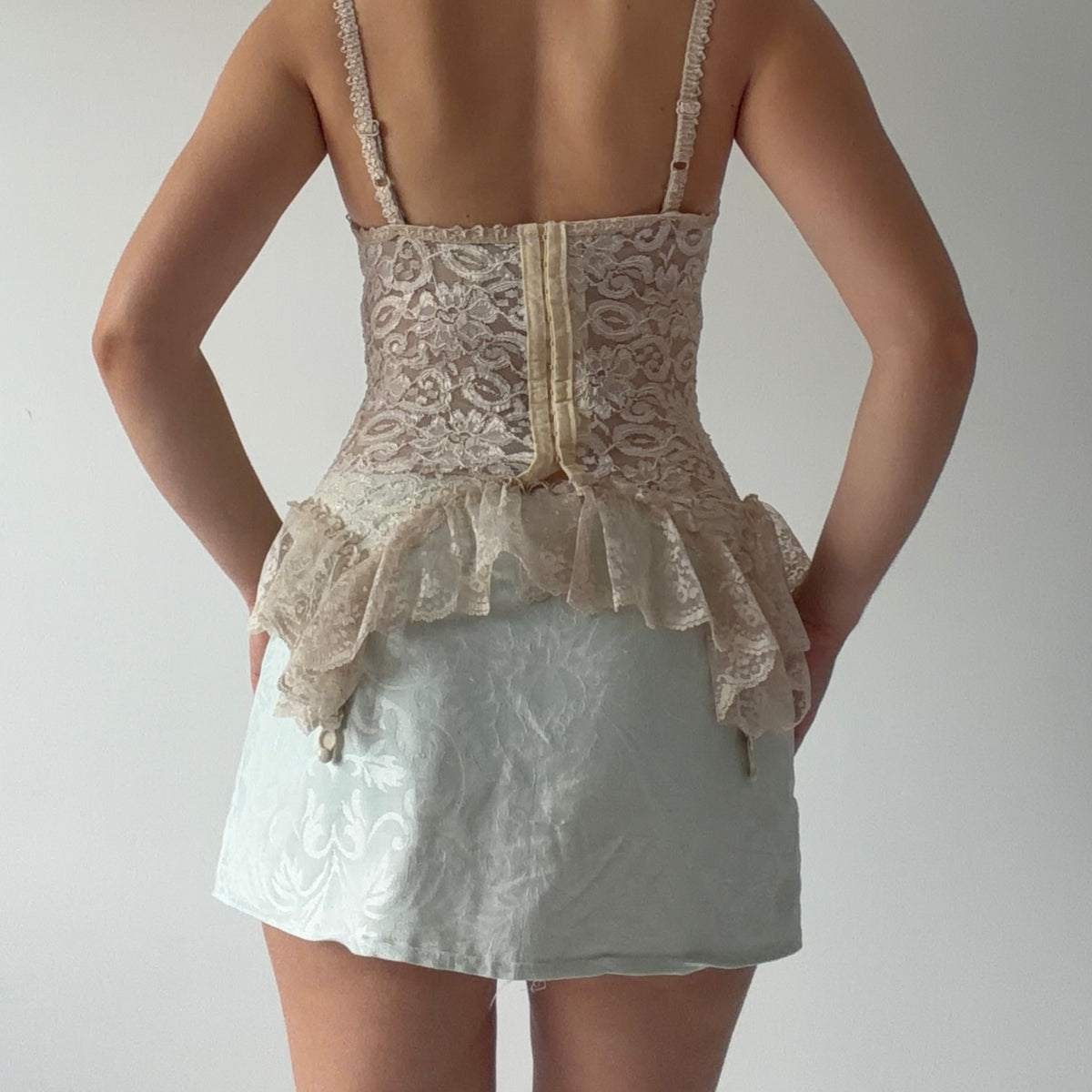Petra Fashions Lace Corset Top | S