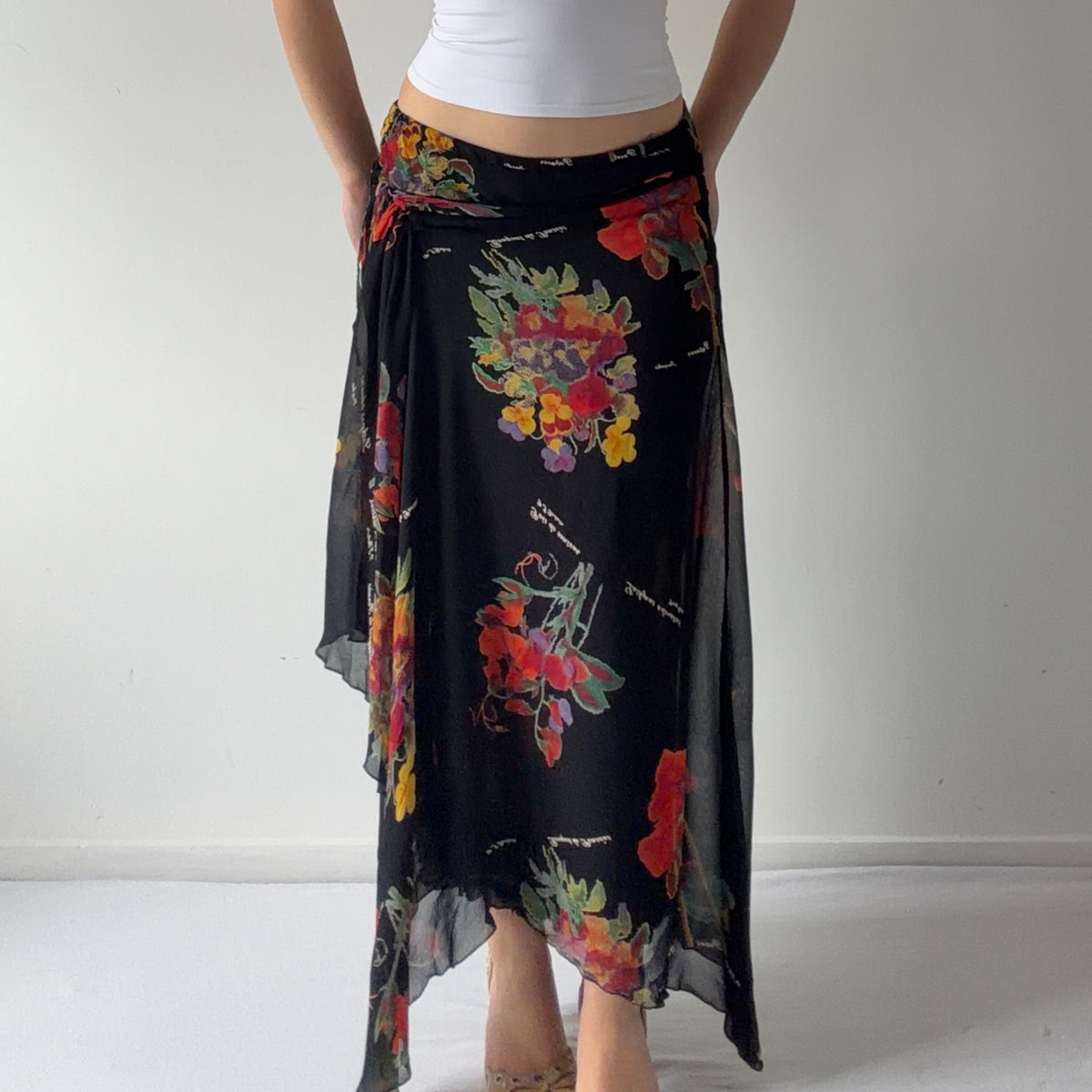 Rene Derhy Maxi Skirt | S