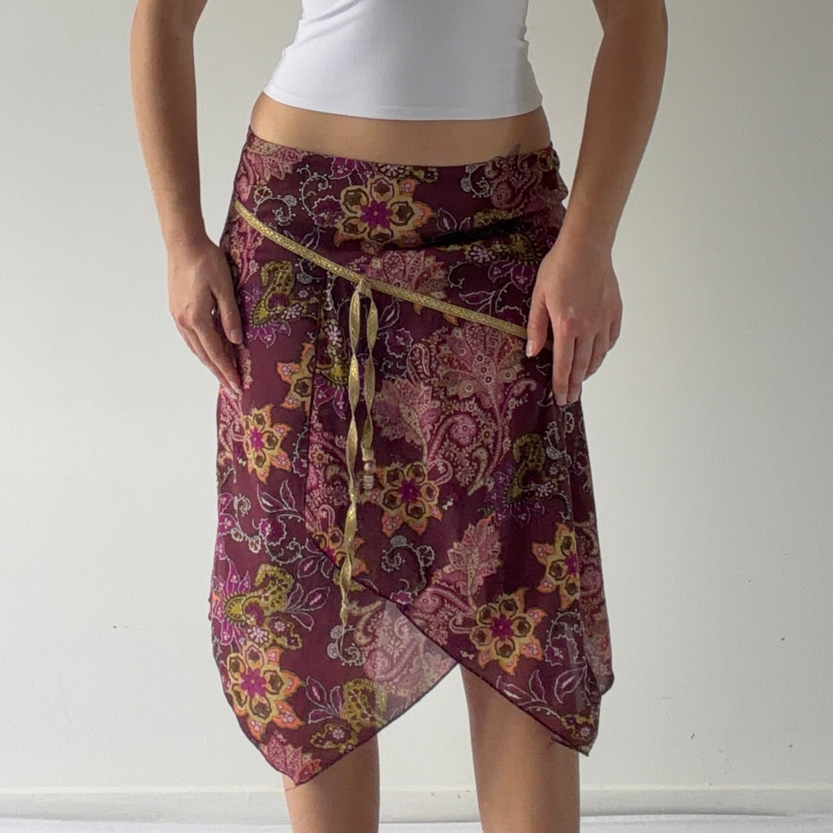 Luna Chix Mesh Midi Skirt | S