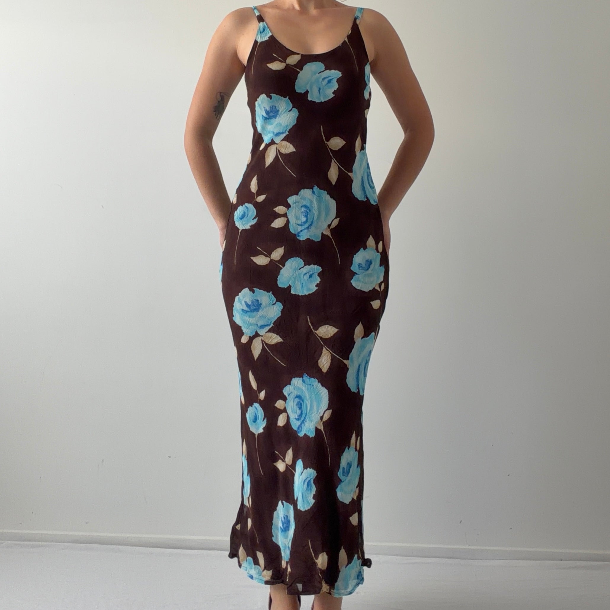 Fred Sun Paris Floral Slip Dress | S