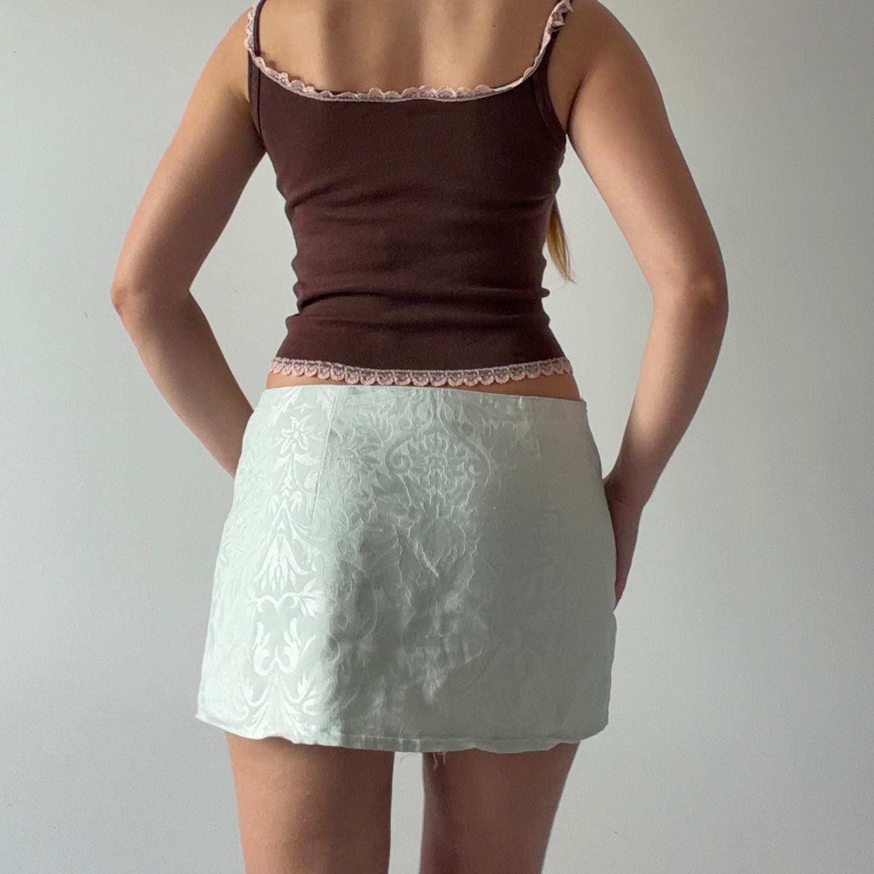 Lace Rosette Cami Top | XS