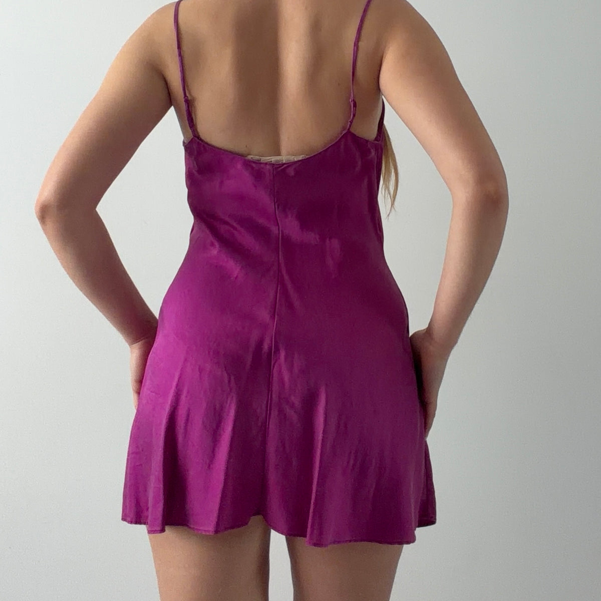 Victoria's Secret Silk Slip Dress | S