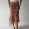 Fashion Bug Asymmetric Midi Skirt | L