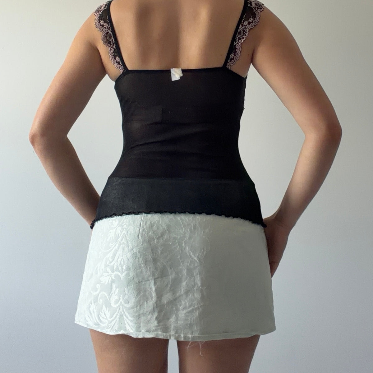 Gilligan & O'Malley Lace Cami | 6-8