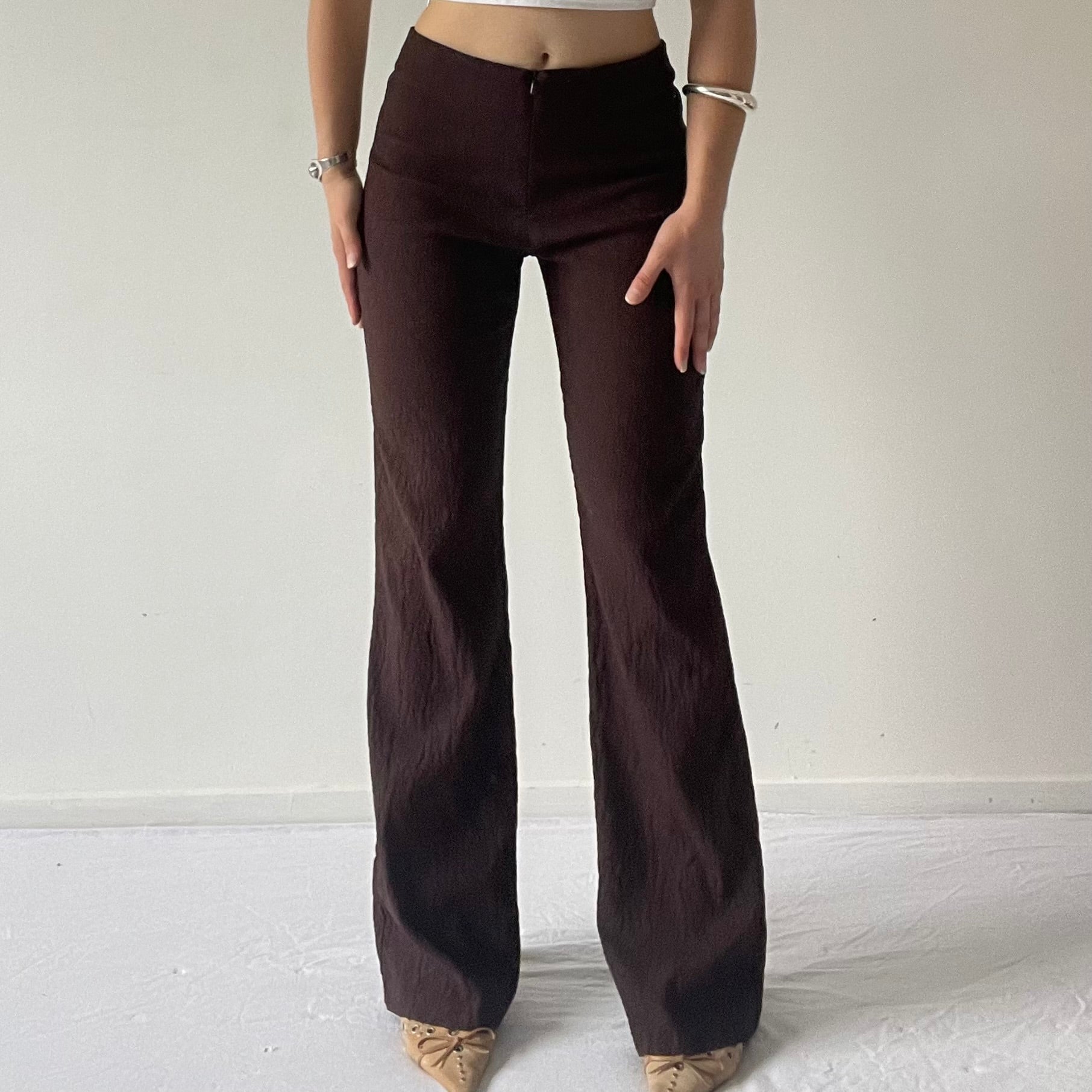 Spiral Bootcut/Straight Pants | 10-12