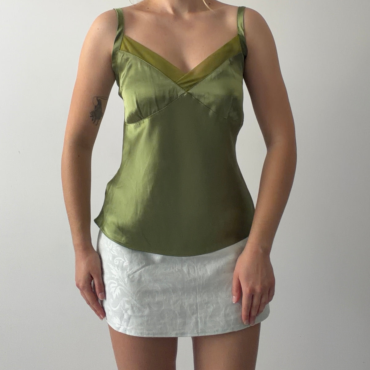 George Satin Cami Top | 8-10