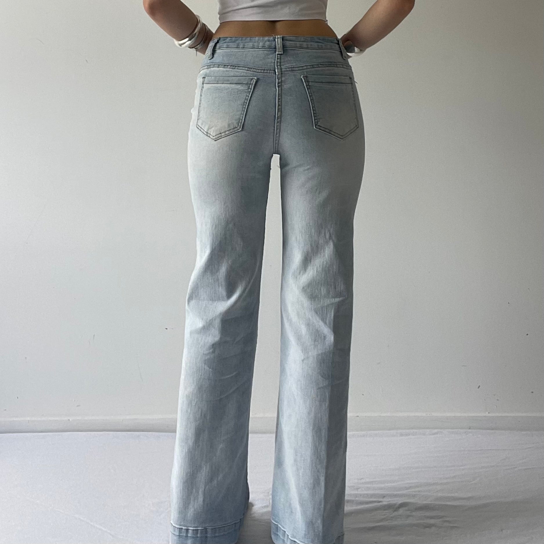 Italian Star Wide Leg Jeans | 8-10